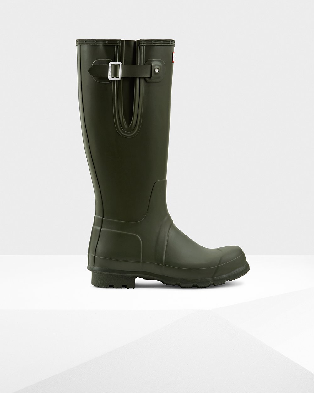 Botas De Altas Hunter Hombre Verde Oscuro Oliva Original Side Adjustable 017825-FSD